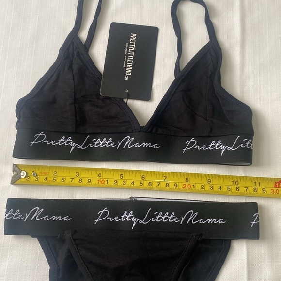 PrettyLittle MAMA Maternity Black Tape Triangle Set - Picture 9 of 11